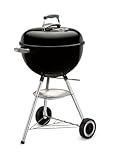 Weber Classic Kettle Holzkohlegrill/Porzellanemaillierter Deckel und Kessel, 47 cm Grillfläche,...
