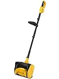 Akku Schneefräse,elektrische bürstenlose Schneebürste, Arbeitsbreite 28cm, max.Räumtiefe...