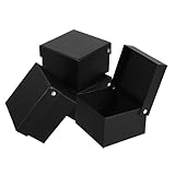 CIYODO 4 Stück Klapp Geschenkboxen für Krawatten aus Dickem Papier mit Deckel Kleine...