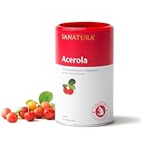 Sanatura Acerola – 175 g Acerola Pulver – natürliches Vitamin C hochdosiert – aus der...