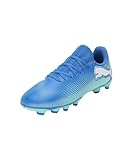 PUMA Future 7 Play FG/AG Jr Soccer Shoe, Hyperlink Blue-Mint White, 38 EU