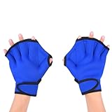 1 Paar Nylon-Schwimmhandschuhe, Schwimmpaddel, Fingerfrösche, Wasserbeständigkeit,...