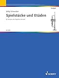 Spielstücke und Etüden: Trompete (Flügelhorn/Kornett).