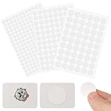 FOMGIIN 354 Stück Weiß Schraubenabdeckung Selbstklebend, Ø10mm Ø15mm Ø20mm PVC Selbstklebende...