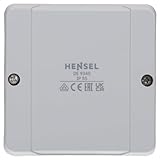 Hensel DE9320 Kabelabzweigkasten Feuchtraumdose IP 55 bis 2,5 qmm 3phasig, 4 qmm 1phasig, ohne...