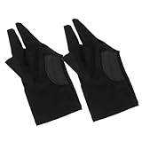 UPKOCH 2 Stück Atmungsaktive Billardhandschuhe für Snooker Elastische Komfortable Handschuhe...