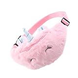 Uonlytech Plüsch Einhorn Bauchtasche für Verstellbarer Gurt Weicher Cartoon Crossbody Brustbeutel...