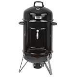 BBQ-Toro Räuchertonne Oak Ø 47 cm | Grilltonne, Räucherofen Holz, Smokertonne, 4in1 Grillfass,...