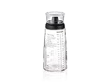 Leifheit Dressing Shaker, hochwertige Glasflasche mit verschiedenen Rezepten für Salatdressings,...