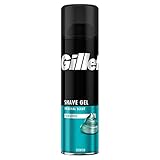 Gillette Classic Sensitive Bartpflege Rasiergel Männer (200 ml), für empfindliche Haut, Geschenk...