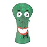 Golfschläger-Kopfhauben - Lustige Putter-Kopfhaube Aus PU-Leder,Golf Driver Schoner,Für Training...