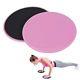 Agatige Core Slider, 2 Stück 17,8cm/7 Zoll Gleitscheiben für Übungen, Low Impact, Core Trainer,...