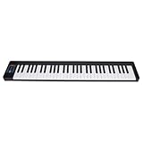 Sunydog Wiederaufladbares E-Piano mit 61 Tasten, LCD-Display und Mehreren Funktionen, Ideal für...
