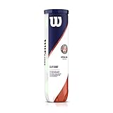 Wilson Offizielle Roland Garros Tennisbälle, Tennisballdose á 4 Bällen, Für Sandplätze...