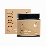 kiaora Mānuka - Manuka Honig 400 MGO + 300g im Glas (lichtundurchlässig, kein Plastik) -...