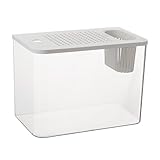 Tischaquarium: Kleine Aquarien, dekorativer Fischbehälter für Fischliebhaber und Gartenarbeit,...