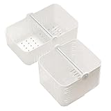 AIDIRui Tragbares Duschregal mit Griff Kunststoff Toilettenartikel Korb Küche Lagerregal