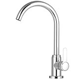 Flintronic Wasserhahn Küche, Spültischarmatur mit Wasserspar Aerator, Mischbatterie Küche 360°...