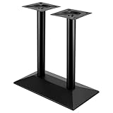 Toemics Tischgestell, Tischgestell Schwarz, Tischfüße Schwarz, Tischbeine Metall, Höhe 72cm...