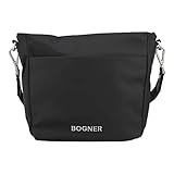 BOGNER Damen Klosters Juna Shoulderbag Mvz Schultertasche Schwarz (Black)