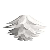 kwmobile DIY Puzzle Lampe Lampenschirm - Lotus Design Schirm Deckenlampe Pendelleuchte Hängelampe...