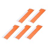 sourcing map Aufbügelbare Zahlen 1 Wärmeübertragung, 20,3 cm, Orange, Einzelnummer, weiche...