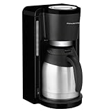 Rowenta CT 3818 Milano Kaffeemaschine Schwarz Fassungsvermögen Tassen=10 Isolierkanne