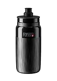 Elite S.R.L. Unisex – Erwachsene Elite Fly Tex Trinkflasche, Schwarz, 550ml