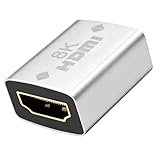 vgggrd 8K HDMI Kupplung Adapter, HDMI Verbinder 2.1 Buchse auf Buchse Kompatibel mit 8K@60Hz/...