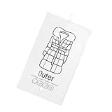 Platzsparende Vakuum-Aufbewahrungsbeutel, staubdichte Vakuumbeutel für Kleidung, tragbar,...