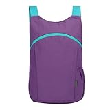 Faltbarer 20L Tagesrucksack Ergonomischer Schultergurt Wasser Wandern Rucksack mit mehreren Taschen...