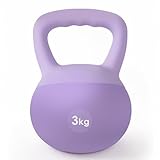 soges Kettlebell Kugelhantel aus weichem PVC, Schwunghantel Kugelgewicht gefüllt mit Eisensand, mit...