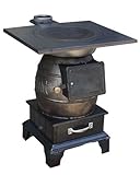Holzofen für den Innenbereich, verdicktes Gusseisen zum Heizen und Kochen in Zelten, Villen und...