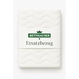 Bettmacher Matratzenbezug 90x200cm 15-20 cm Höhe waschbar 60°C OEKOTex Reißverschluss Mikrofaser...