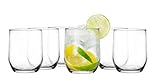 Glasmark Krosno Gläser 6er Set 0,3 Liter Cocktailgläser Cocktail Trinkgläser Wassergläser...