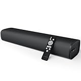HoYLluDLL Soundbar für TV Geräte Bluetooth 5.3 Sound Bar 50W 17 Zoll Kleine All-in-One Soundbar...