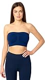 Merry Style Damen Bandeau Top 06 161 (Navyblue, S-M)