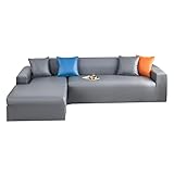 FCSHFC Pu-Leder Sofa überzug Wohnzimmer Schnitt Sofa überzieher Für 1/2/3/4 Kissencouch...