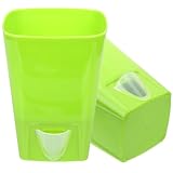 UTHCLO 2 Stück Selbstbewässerungstopf aus Langlebigem Kunststoff mit Sichtwasserstand Kompakter...