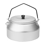 Camping-Wasserkocher – 1 l Outdoor-Campingkessel aus Aluminiumlegierung, Teekessel für den...