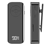 Kabelloser Sender – Adapter Sender Empfänger kabellos für Auto – 3,5 mm Radioadapter mit Clip...