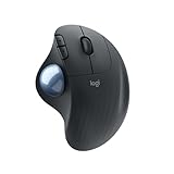 Logitech ERGO M575 Wireless Trackball Maus - Einfache Steuerung mit dem Daumen, flüssige...