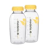 Medela Flaschen zur Aufbewahrung von Muttermilch | BPA-frei | Packung à 2 × 250 ml