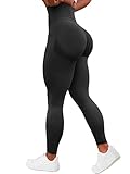 TAYOEA Damen Kompressions Sport Leggings Yoga Lange Leggings Slim Fitnesshose Sporthosen Blickdicht...