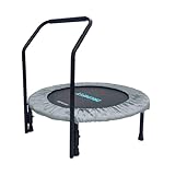 Cecotec Fitness-Trampolin für Erwachsene Ø 92cm, abnehmbar und faltbar Drumfit Jump 920. Trampolin...