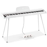 MUSTAR 88 Tasten Digital Piano für Anfänger, Keyboard Piano Volle Größe mit 3 Pedaleinheiten,...