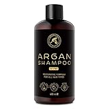 Argan Shampoo für Männer 480ml - Shampoo mit Arganöl & Pflanzenextrakte - Argan Männer Shampoo -...