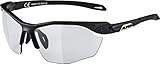 ALPINA Twist Five HR V - Selbsttönende, Bruchfeste und Beschlagfreie Sport und Fahrradbrille mit...
