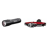 Ledlenser P7 Core Allround Taschenlampe LED, 450 Lumen, 4xAAA batteriebetrieben & H3.2 Stirnlampe...