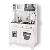 Holz Spiel Küche Set für Kinder Kleinkinder, Spielzeug Küche Geschenk für Jungen Mädchen, Alter...